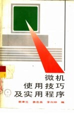 微机使用技巧及实用程序