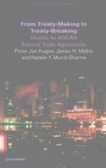 FROM TREATY-MAKING TO TREATY-BREAKING MODELS FOR ASEAN EXTERNAL TRADE AGREEMENTS