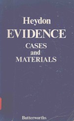 CASES AND MATERIALS ON EVIDENCE