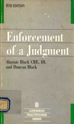 ENFORCEMENT OF A JUDGMENT