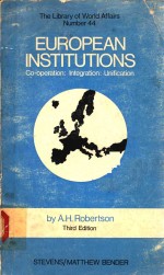 EUROPEAN INSTITUTIONS CO-OPERATION:INTEGRATION:UNIFICATION