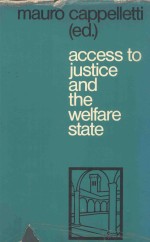 ACCESS TO JUSTICE AND THE WELFARE STATE