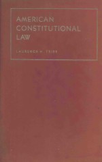 AMERICAN CONSTITUTIONAL LAW