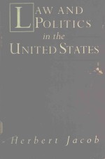 LAW AND POLITICS IN THE UNITED STATES