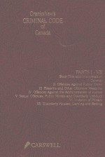 CRANKSHAW'S CRIMINAL CODE VOLUME1 PARTS1-VII