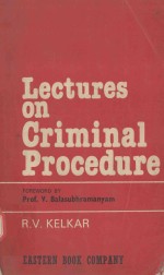 Lectures on criminal procedure