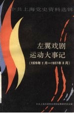 左翼戏剧运动大事记 1929.1-1937.8