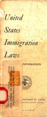 UNITED STATES IMMIGRATION LAWS