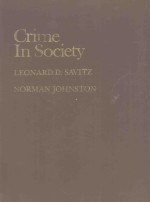 CRIME IN SOCIETY