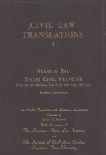 AUBRY AND RAU DROIT CIVIL FRANCAIS