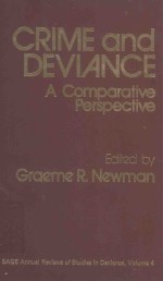 CRIME AND DEVIANCE A COMPARATIVE PERSPECTIVE