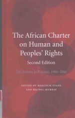 THE AFRICAN CHARTER ON HUMAN AND PEOPLES'RIGHTS