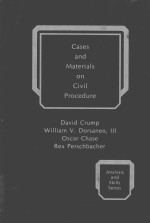 CASES AND MATERIALS ON CIVIL PROCEDURE