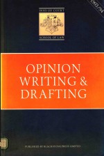 OPINION WRITING AND DRAFTING