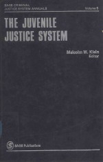 THE JUVENILE JUSTICE SYSTEM