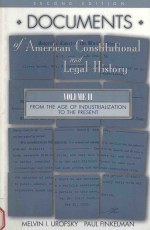 DOCUMENTS OF AMERICAN CONSTITUTIONAL AND LEGAL HISTORY