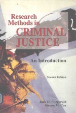 RESEARCH METHODS IN CRIMINAL JUSTICE AN INTRODUCTION