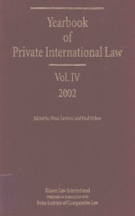 YEARBOOK OF PRIVATE INTERNATIONAL LAW VOLUMEⅣ-2002