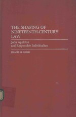 THE SHAPING OF NINTEENTH-CENTURY LAW