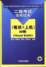 二级考试应试过关 笔试+上机 30练 Visual BASIC