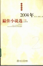 2004年最佳小说选 下 点评本