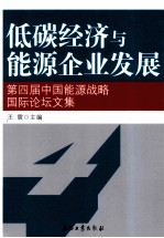 低碳经济与能源企业发展 第四届中国能源战略国际论坛文集