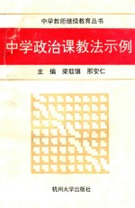 中学政治课教法示例