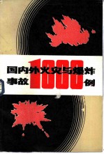 国内外火灾与爆炸事故1000例