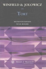 WINFIELD AND JOLOWICZ ON TORT SIXTEENTH EDITION