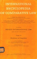 INTERNATIONAL ENCYCLOPEDIA OF COMPARATIVE LAW VOLUME Ⅲ