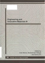 Engineering and innovative materials III selected