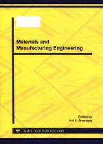 Materials and manufacturing engineering : selected