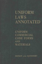 UNIFORM LAWS ANNOTATED VOLUME 5