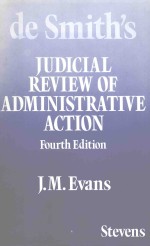 DE SMITH'S JUDICIAL REVIEW OF ADMINISTRATIVE ACTION