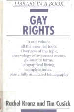 LIBRARY IN A BOOK GAY RIGHTS