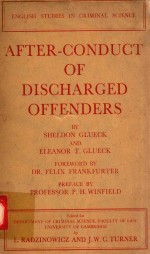 AFTER-CONDUCT OF DISCHARGED OFFENDERS