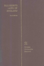 HALSBURY'S LAWS OF ENGLAND VOLUME 51