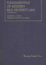 FUNDAMENTALS OF MODERN REAL PROPERTY LAW