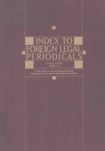 IDEX TO FOREIGN LEGAL PERIODICALS COMULATION 1-4