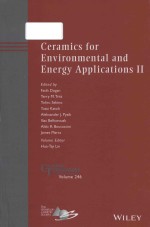 Ceramics for environmental and energy applications II a collection of papers presented at the 10th P