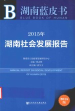 2015年湖南社会发展报告  2015  2015版