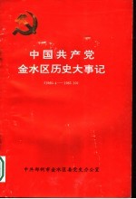 中国共产党金水区历史大事记 1960.4-1987.10