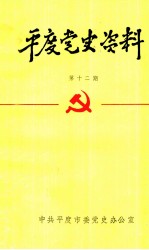 平度党史资料  第12期