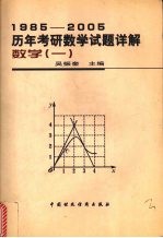 1985-2005历年考研数学试题详解 数学 1