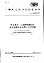 中华人民共和国国家标准 电磁兼容 试验和测量技术 电快速瞬变脉冲群抗扰度试验 GB/T17626.4-1998