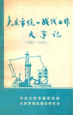 大庆市统一战线工作大事记 1980-1989