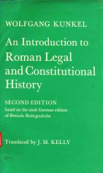 ROMAN LEGAL AND CONSTITUTIONAL HISTORY