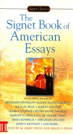 THE SIGNET BOOK OF AMERICAN ESSAYS