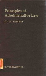 PRINCIPLES OF ADMINISTRATIVE LAW