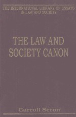 THE LAW AND SOCIETY CANON